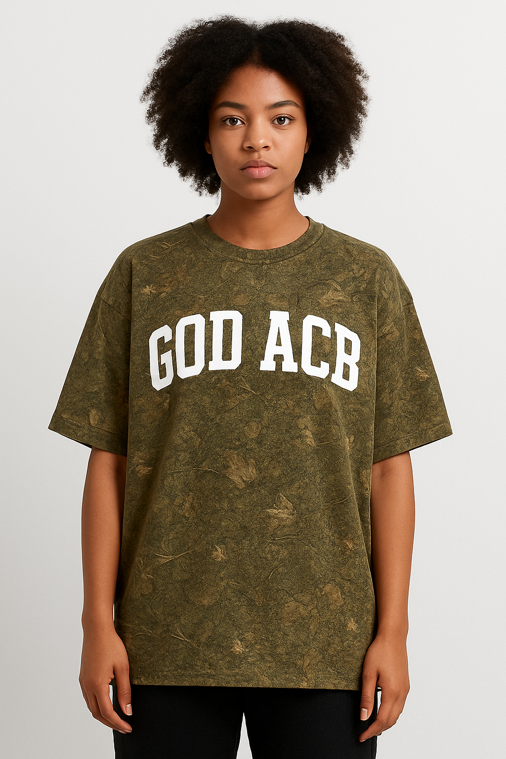 CAMO GOD ACB UNIVERSITY TEE