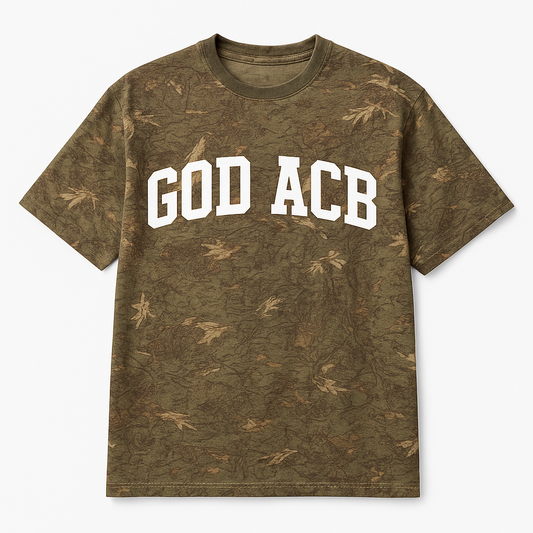 CAMO GOD ACB UNIVERSITY TEE