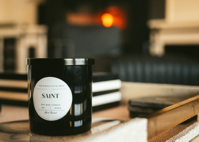 God Always Circles Back Candle 'SAINT'